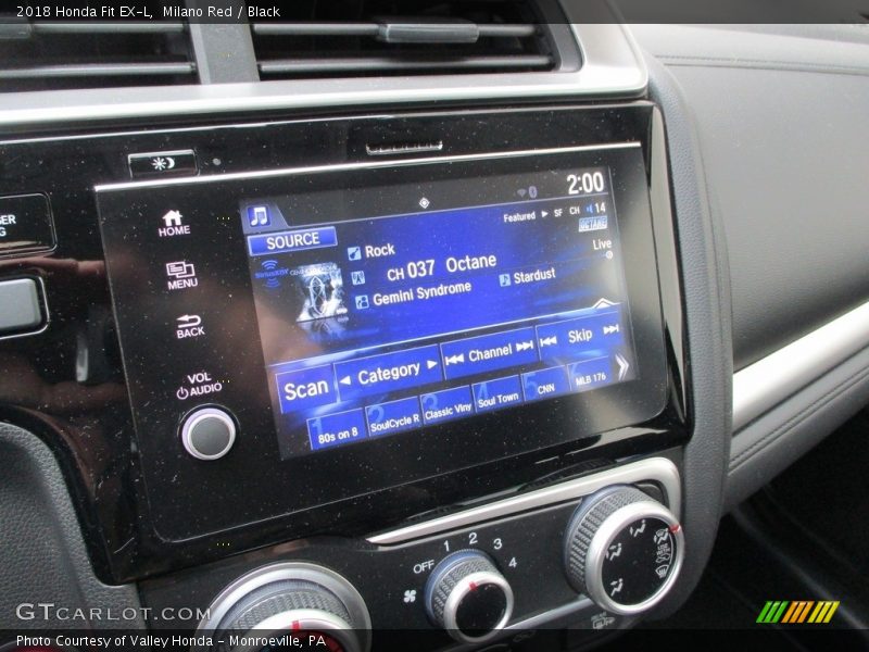 Milano Red / Black 2018 Honda Fit EX-L