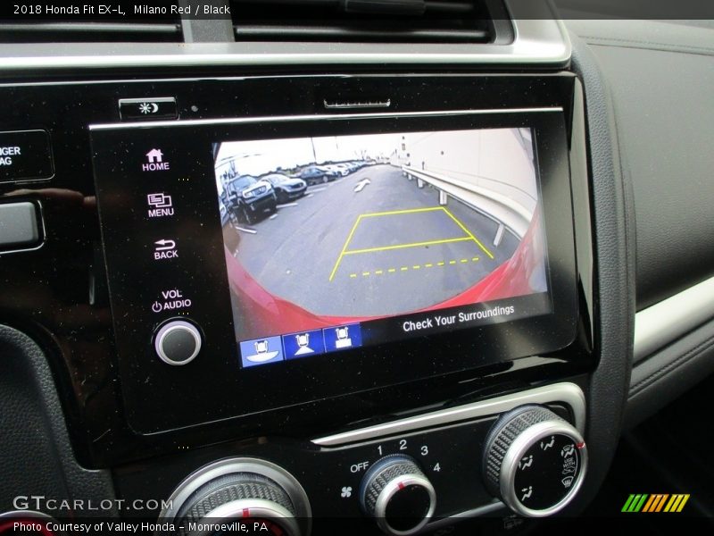 Milano Red / Black 2018 Honda Fit EX-L