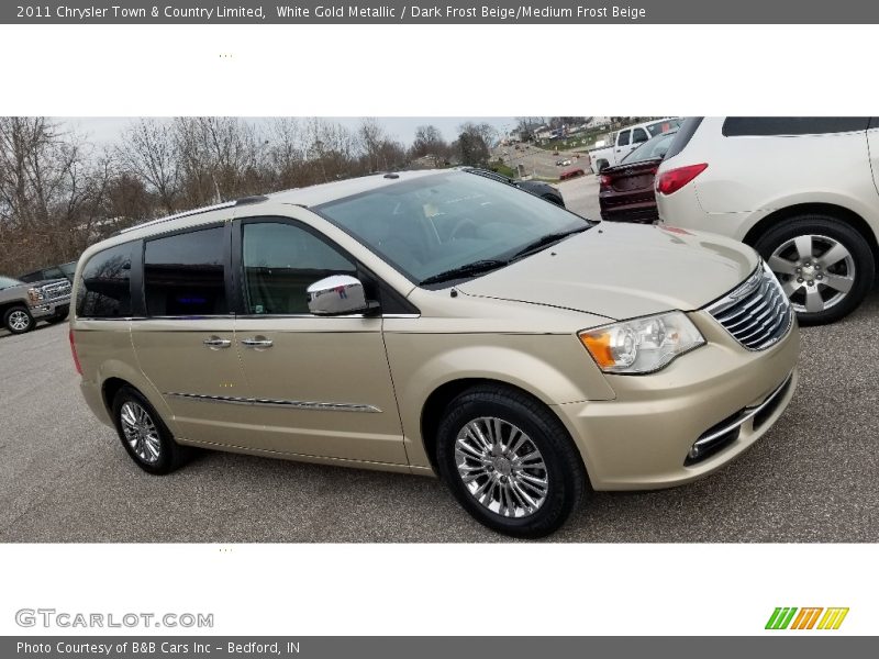 White Gold Metallic / Dark Frost Beige/Medium Frost Beige 2011 Chrysler Town & Country Limited