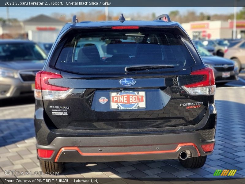 Crystal Black Silica / Gray 2021 Subaru Forester 2.5i Sport