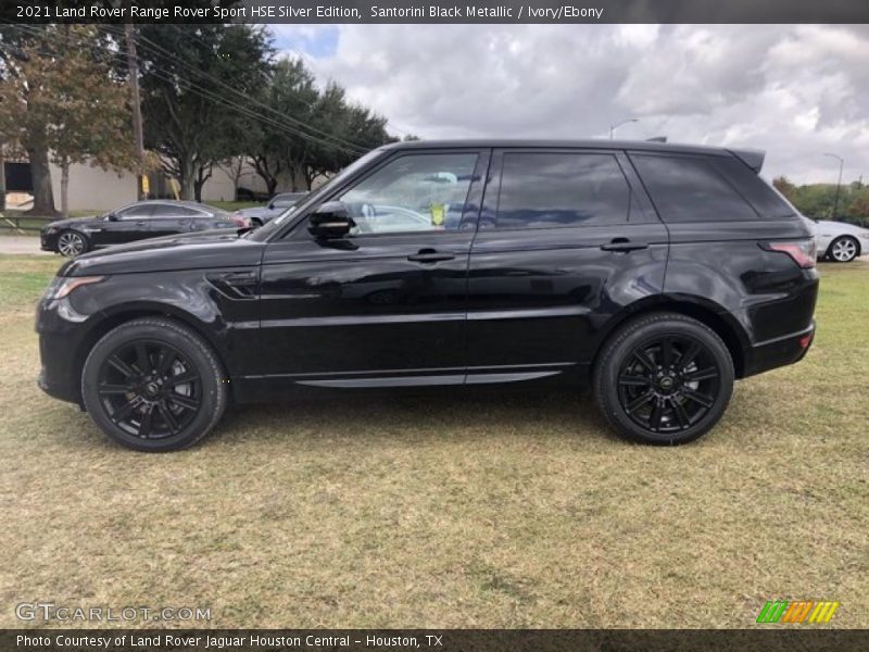 Santorini Black Metallic / Ivory/Ebony 2021 Land Rover Range Rover Sport HSE Silver Edition