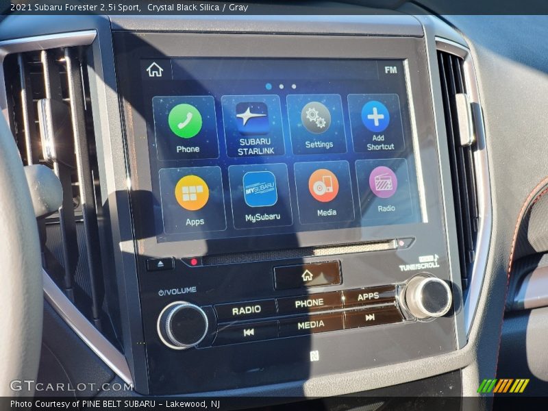 Crystal Black Silica / Gray 2021 Subaru Forester 2.5i Sport