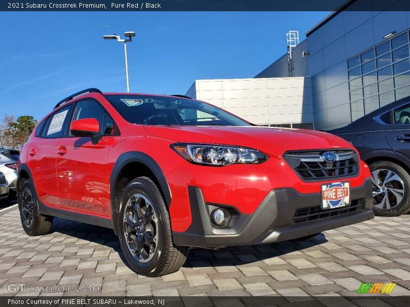 Pure Red / Black 2021 Subaru Crosstrek Premium