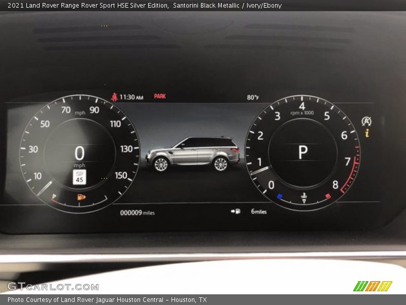 Santorini Black Metallic / Ivory/Ebony 2021 Land Rover Range Rover Sport HSE Silver Edition