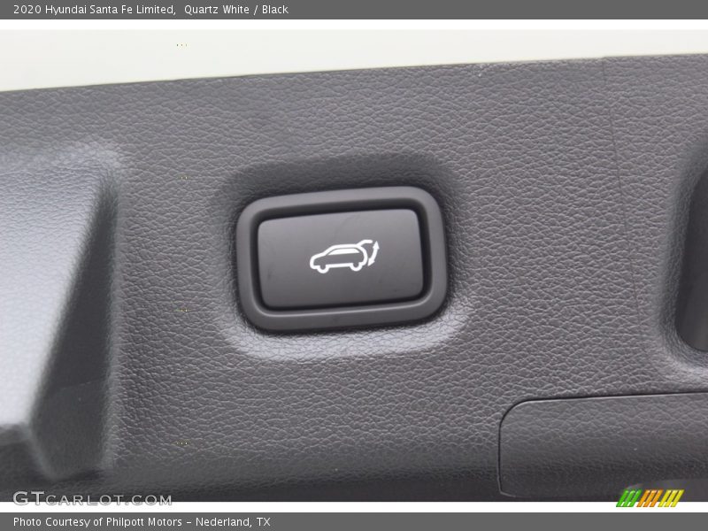 Quartz White / Black 2020 Hyundai Santa Fe Limited