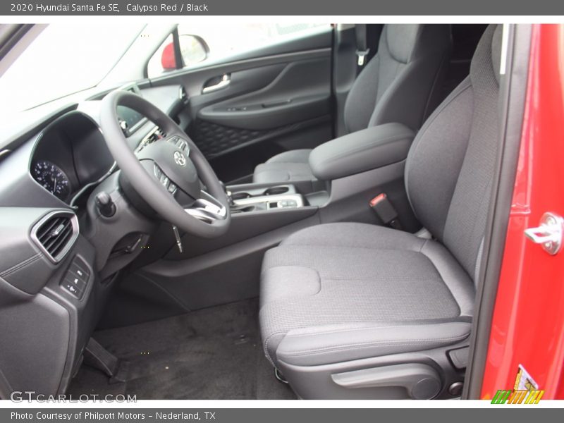 Calypso Red / Black 2020 Hyundai Santa Fe SE