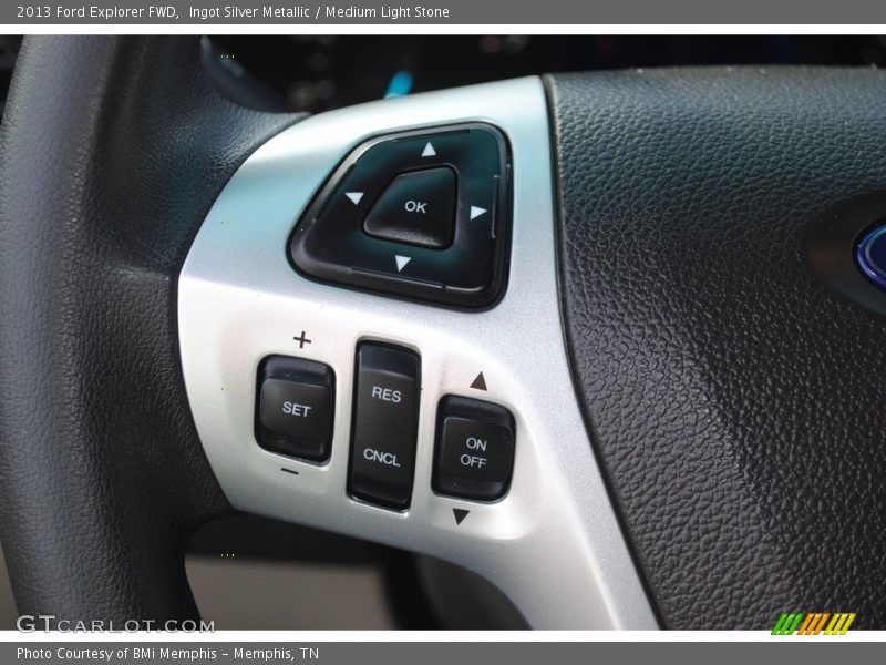 Ingot Silver Metallic / Medium Light Stone 2013 Ford Explorer FWD