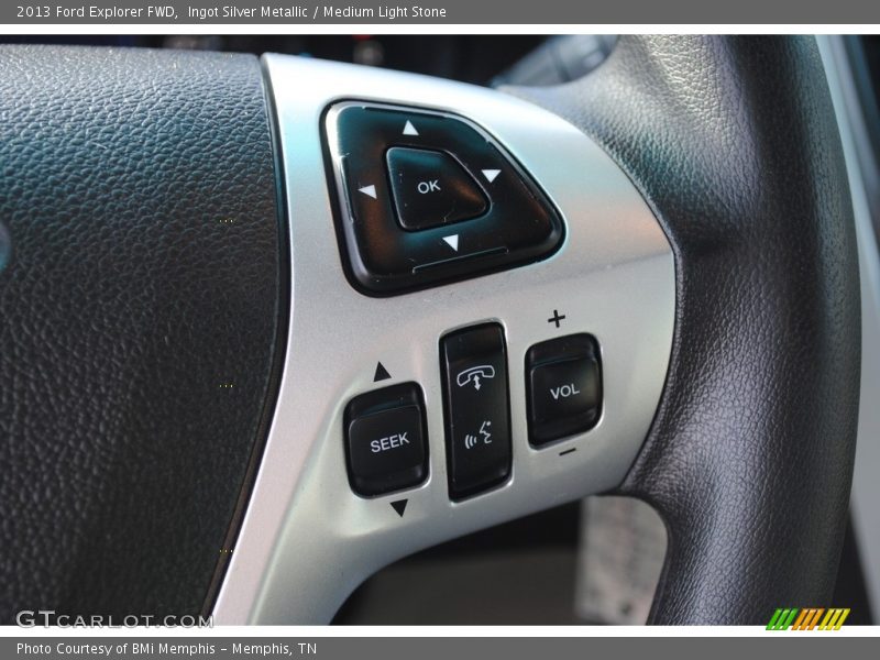 Ingot Silver Metallic / Medium Light Stone 2013 Ford Explorer FWD