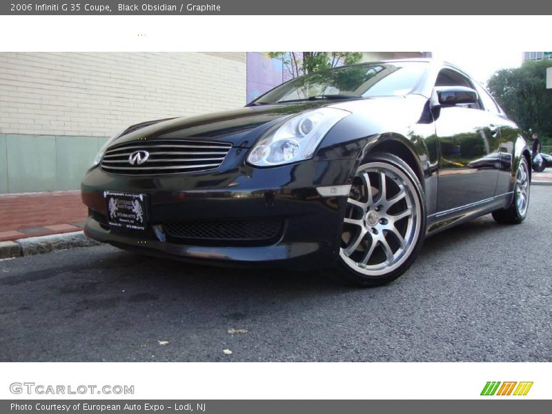 Black Obsidian / Graphite 2006 Infiniti G 35 Coupe