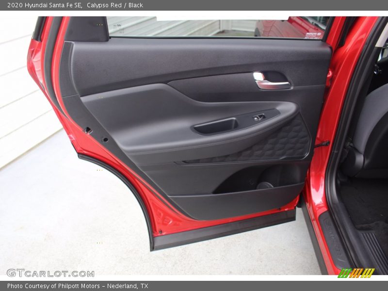 Calypso Red / Black 2020 Hyundai Santa Fe SE