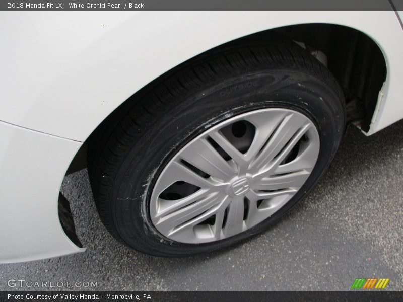 White Orchid Pearl / Black 2018 Honda Fit LX