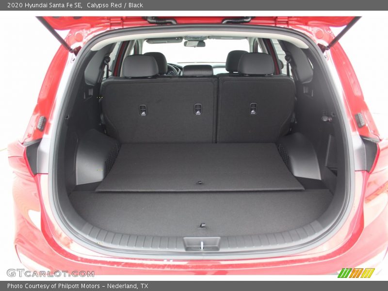 Calypso Red / Black 2020 Hyundai Santa Fe SE