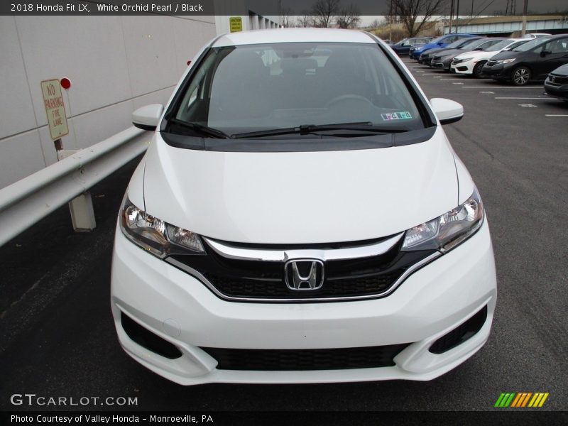White Orchid Pearl / Black 2018 Honda Fit LX