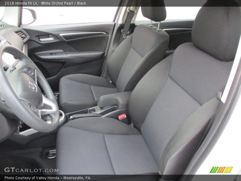 White Orchid Pearl / Black 2018 Honda Fit LX