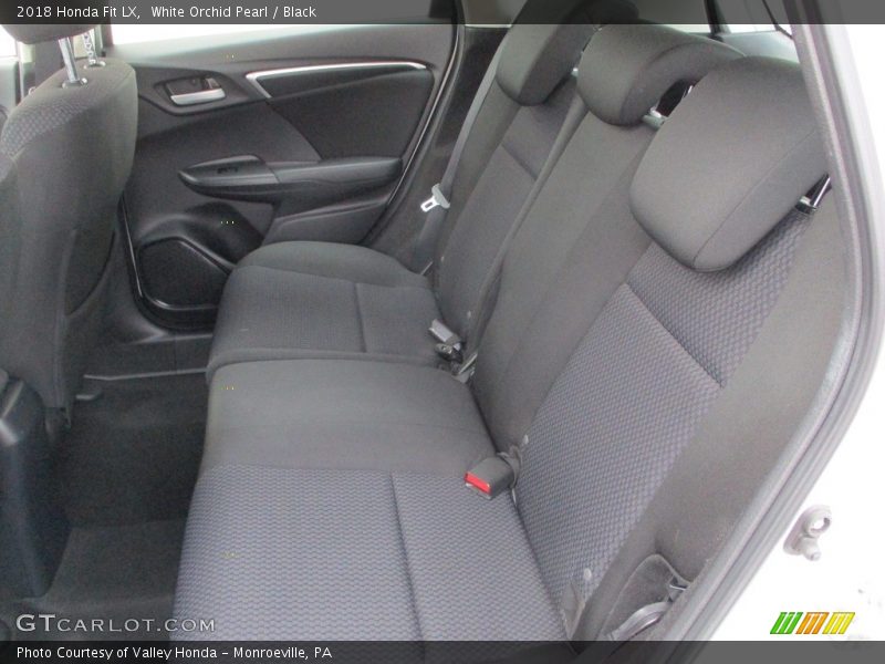 White Orchid Pearl / Black 2018 Honda Fit LX