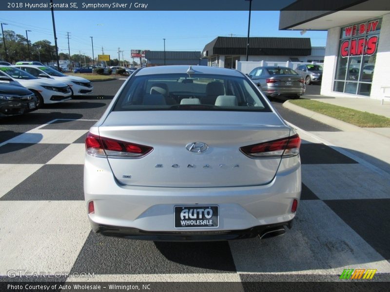 Symphony Silver / Gray 2018 Hyundai Sonata SE