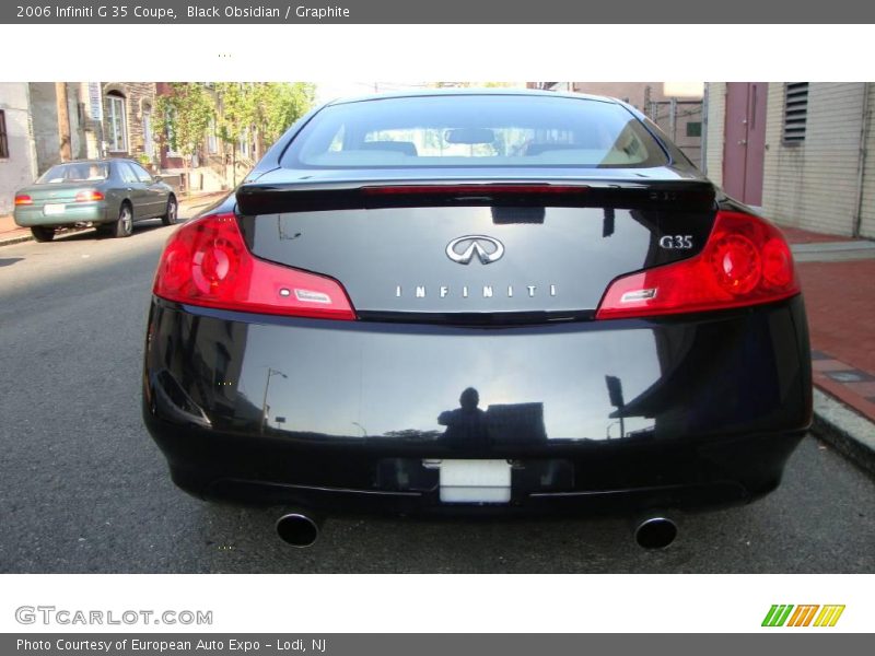 Black Obsidian / Graphite 2006 Infiniti G 35 Coupe
