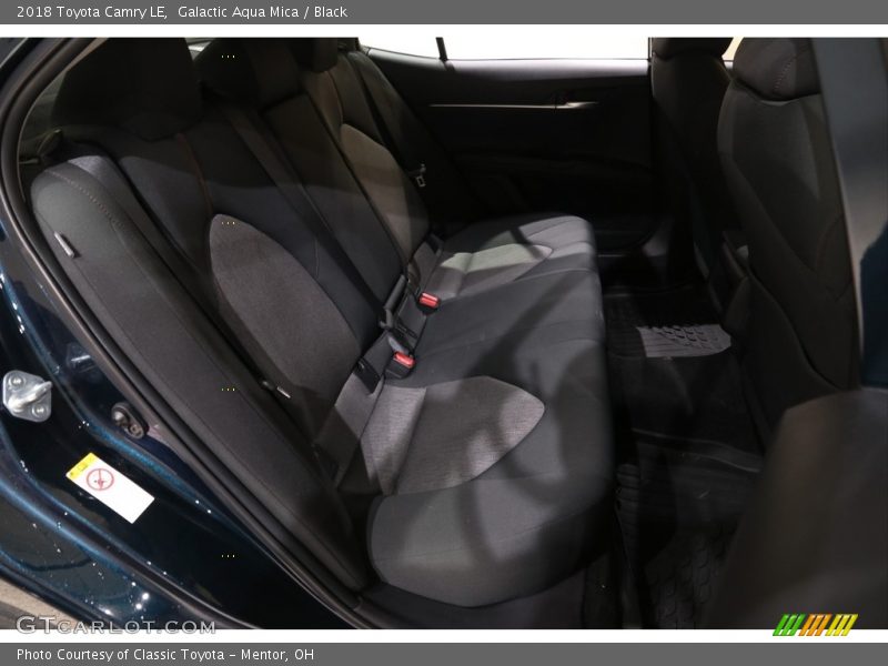 Galactic Aqua Mica / Black 2018 Toyota Camry LE