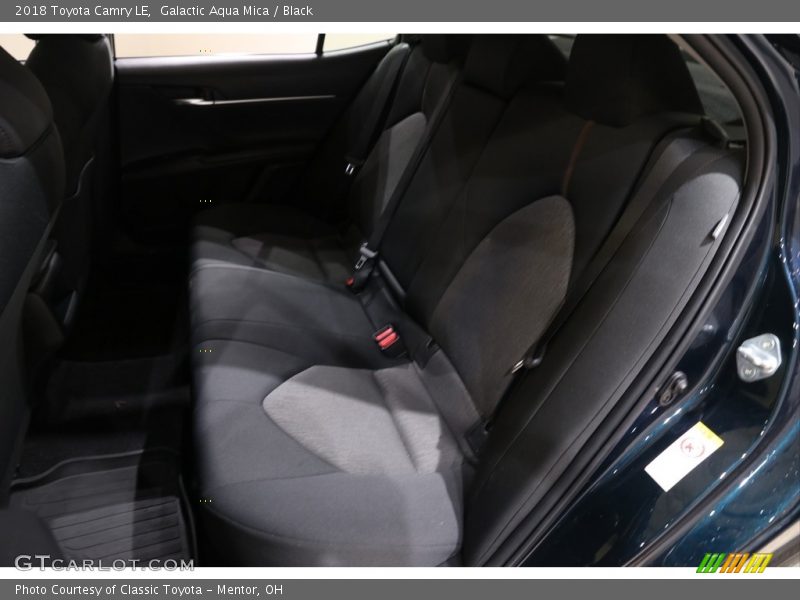 Galactic Aqua Mica / Black 2018 Toyota Camry LE
