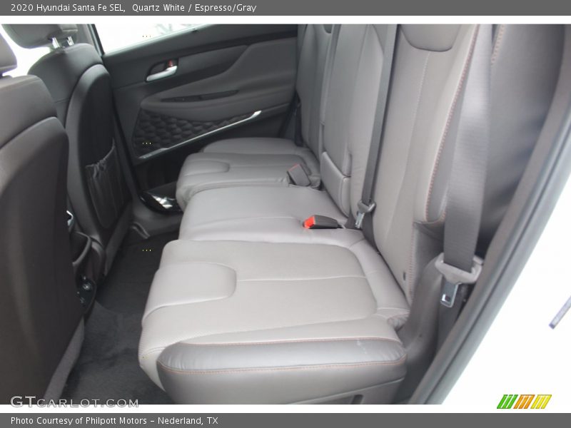 Quartz White / Espresso/Gray 2020 Hyundai Santa Fe SEL