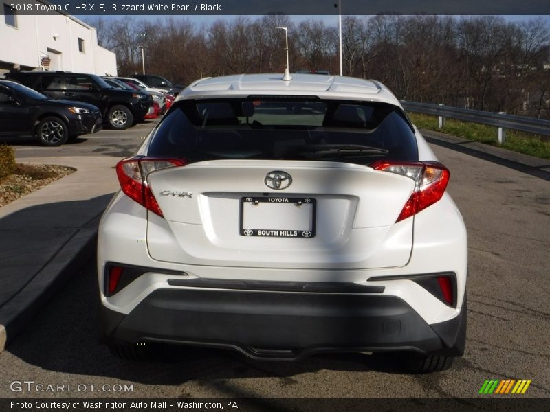 Blizzard White Pearl / Black 2018 Toyota C-HR XLE