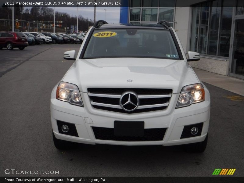 Arctic White / Grey/Black 2011 Mercedes-Benz GLK 350 4Matic