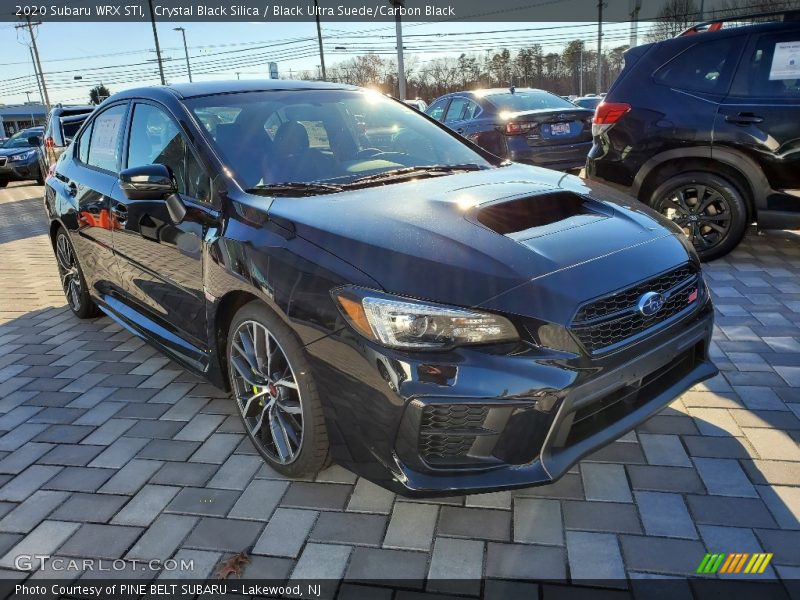 Crystal Black Silica / Black Ultra Suede/Carbon Black 2020 Subaru WRX STI