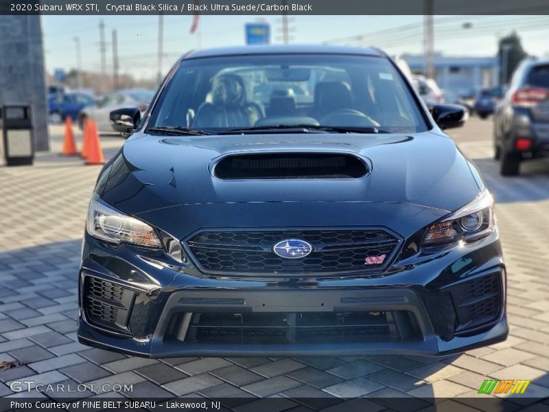 Crystal Black Silica / Black Ultra Suede/Carbon Black 2020 Subaru WRX STI