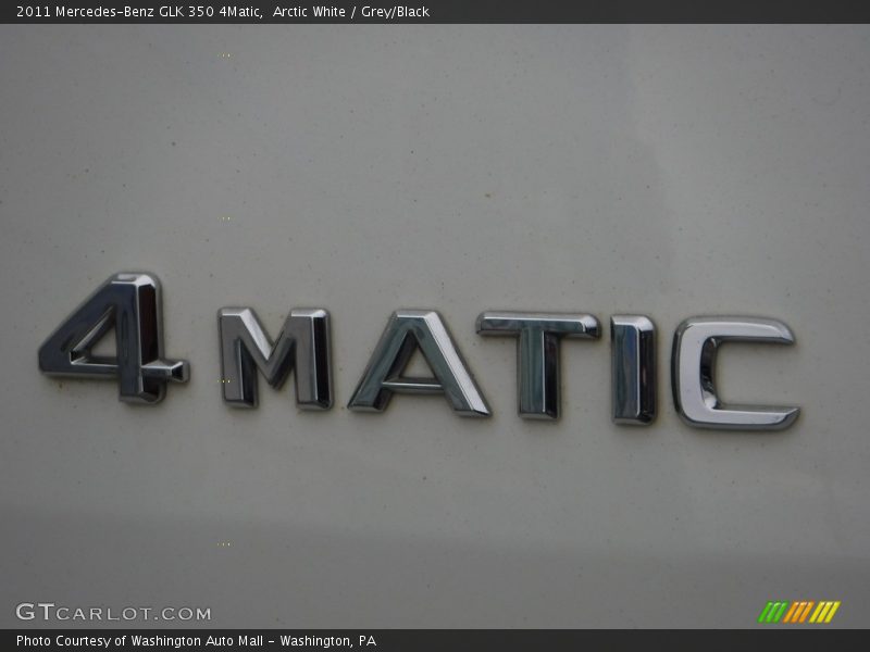 Arctic White / Grey/Black 2011 Mercedes-Benz GLK 350 4Matic