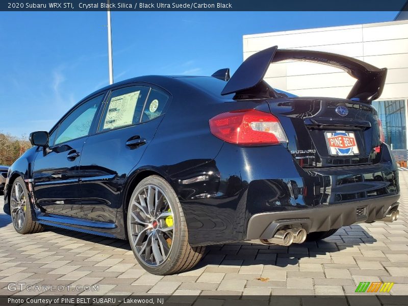 Crystal Black Silica / Black Ultra Suede/Carbon Black 2020 Subaru WRX STI