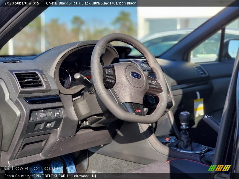 Crystal Black Silica / Black Ultra Suede/Carbon Black 2020 Subaru WRX STI