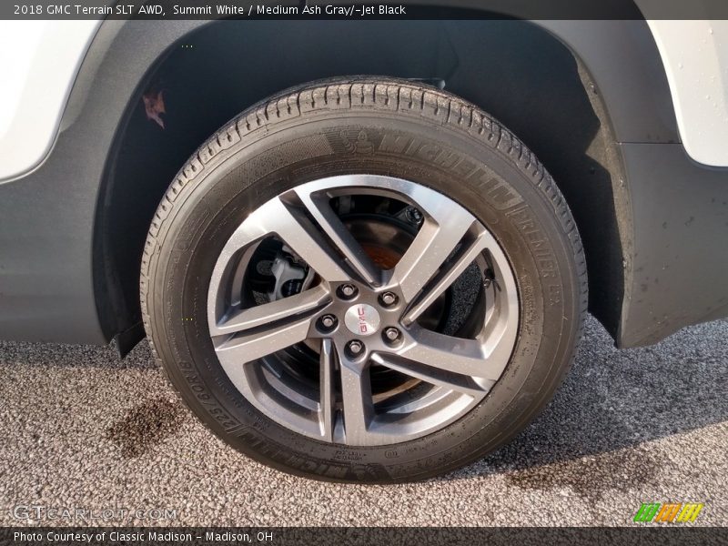 Summit White / Medium Ash Gray/­Jet Black 2018 GMC Terrain SLT AWD