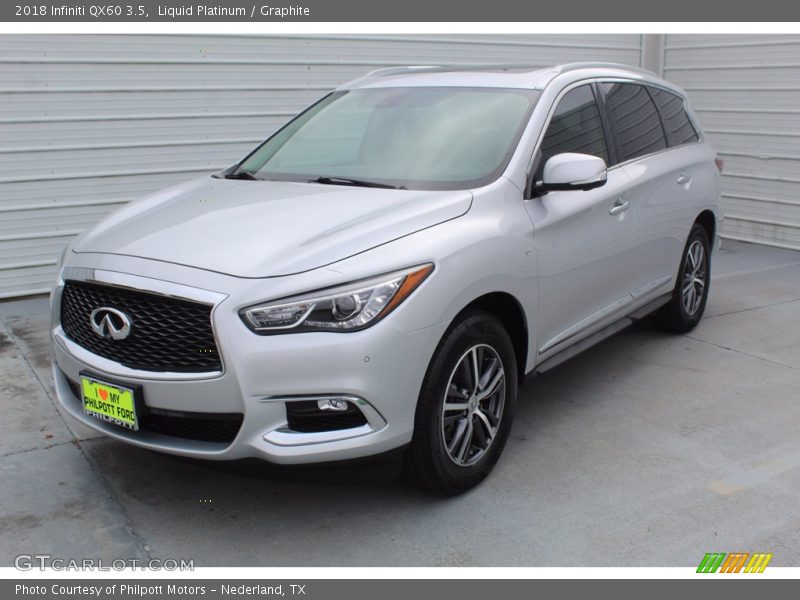 Liquid Platinum / Graphite 2018 Infiniti QX60 3.5