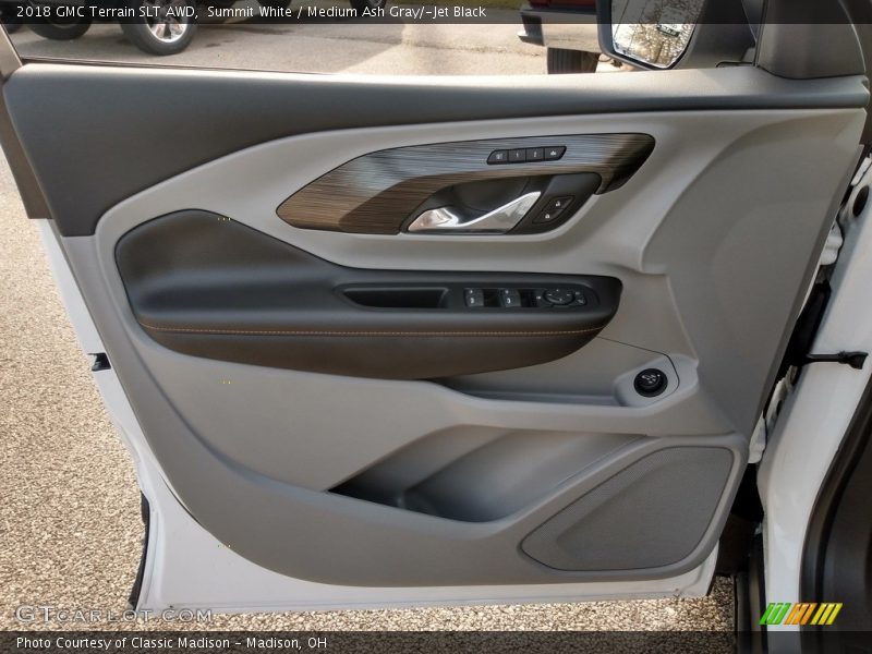 Summit White / Medium Ash Gray/­Jet Black 2018 GMC Terrain SLT AWD