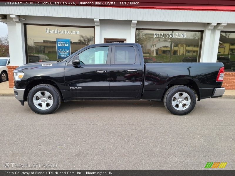 Diamond Black Crystal Pearl / Black 2019 Ram 1500 Big Horn Quad Cab 4x4