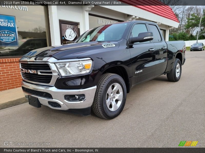 Diamond Black Crystal Pearl / Black 2019 Ram 1500 Big Horn Quad Cab 4x4