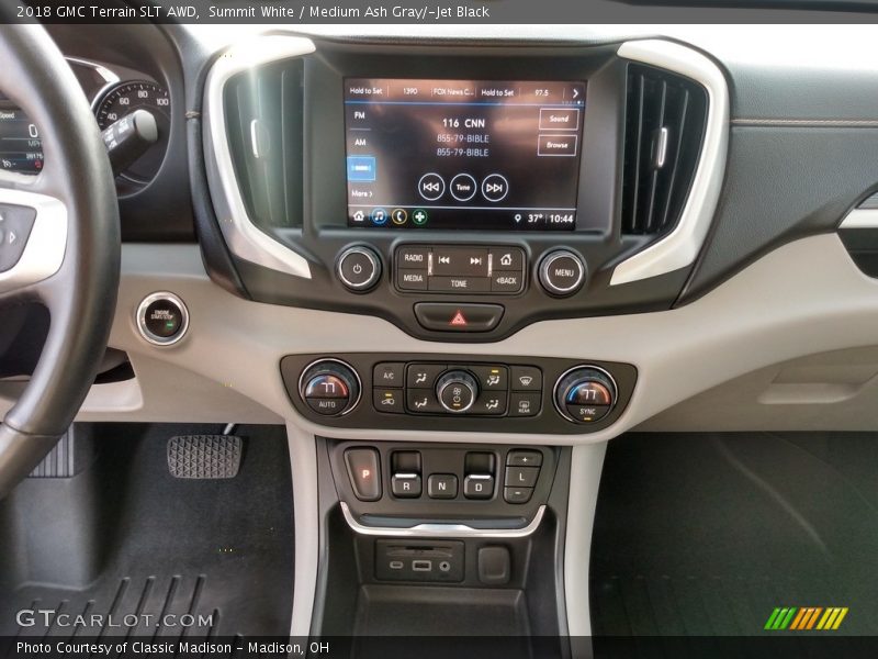 Summit White / Medium Ash Gray/­Jet Black 2018 GMC Terrain SLT AWD