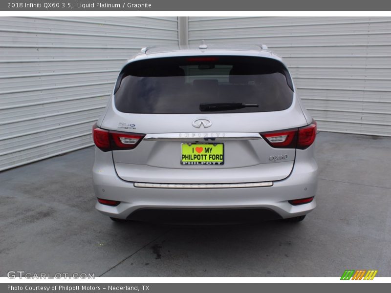 Liquid Platinum / Graphite 2018 Infiniti QX60 3.5