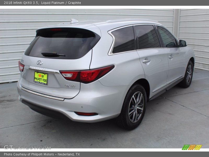 Liquid Platinum / Graphite 2018 Infiniti QX60 3.5