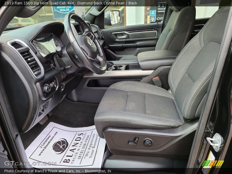 Diamond Black Crystal Pearl / Black 2019 Ram 1500 Big Horn Quad Cab 4x4