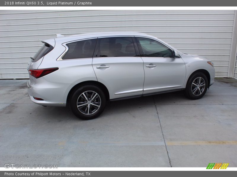 Liquid Platinum / Graphite 2018 Infiniti QX60 3.5