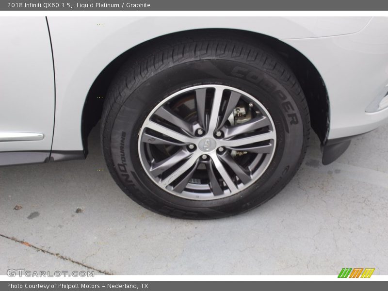 Liquid Platinum / Graphite 2018 Infiniti QX60 3.5