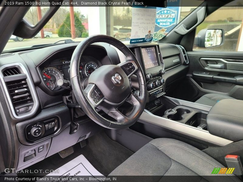 Diamond Black Crystal Pearl / Black 2019 Ram 1500 Big Horn Quad Cab 4x4