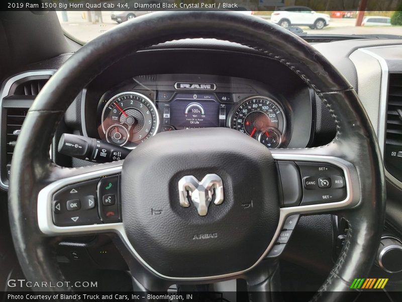 Diamond Black Crystal Pearl / Black 2019 Ram 1500 Big Horn Quad Cab 4x4