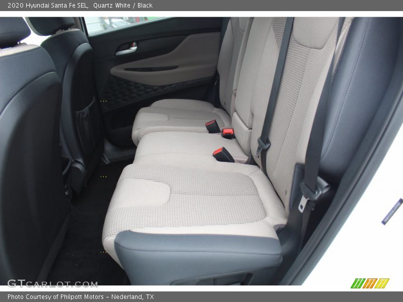 Quartz White / Black 2020 Hyundai Santa Fe SEL