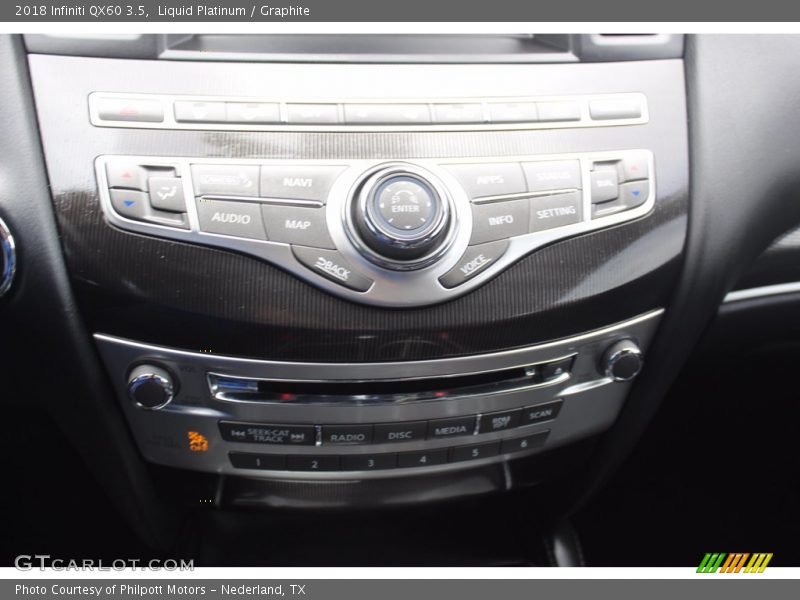 Liquid Platinum / Graphite 2018 Infiniti QX60 3.5