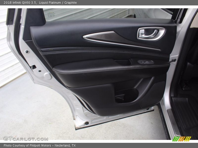 Liquid Platinum / Graphite 2018 Infiniti QX60 3.5