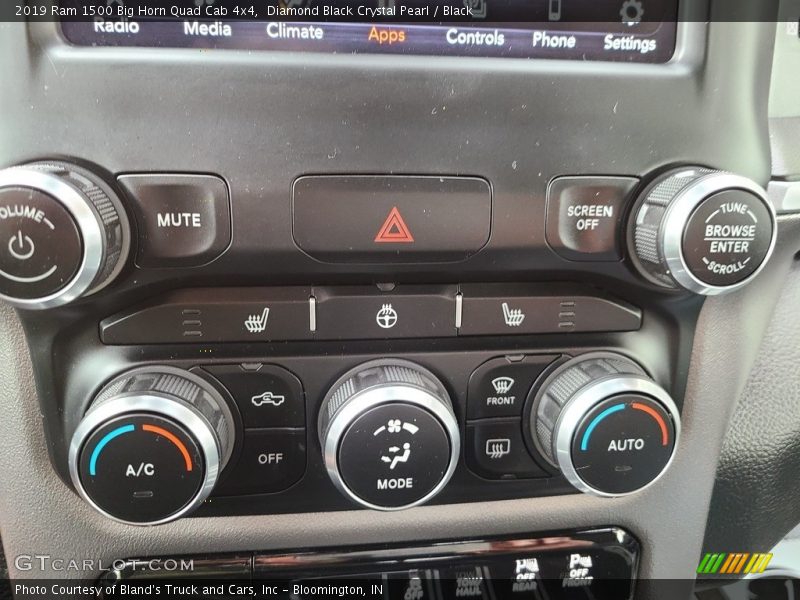 Controls of 2019 1500 Big Horn Quad Cab 4x4