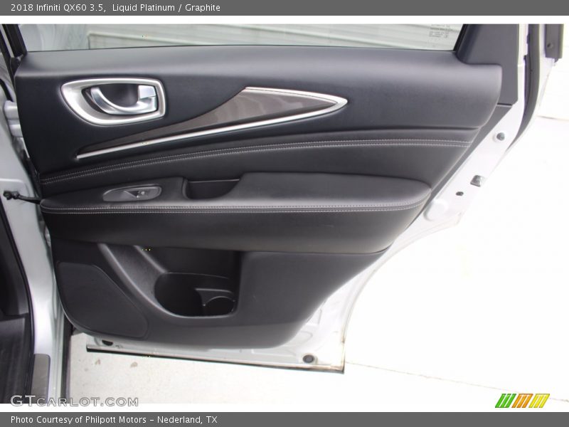 Liquid Platinum / Graphite 2018 Infiniti QX60 3.5