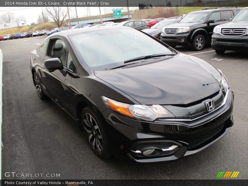 Front 3/4 View of 2014 Civic EX-L Coupe